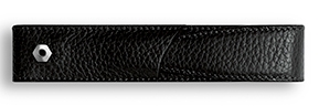 Estuche Caran d'Ache 1 Pieza Piel Leman Negro