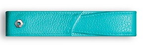 Estuche Caran d'Ache 1 Pieza Piel Leman Turquesa