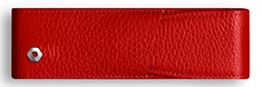 Estuche Caran d'Ache 2 Piezas Piel Leman Rojo