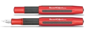 Pluma Kaweco AC Sport Carbono Rojo