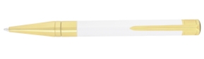 Bolígrafo  S.T. Dupont D-Initial White & Golden