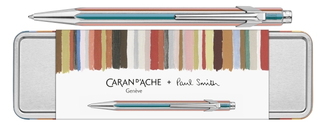 Bolígrafo Caran d'Ache 849 Paul Smith Edición 5 Silver
