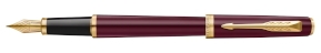 Pluma Parker Meridian Rojo Oscuro GT