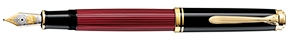 Pluma Pelikan Souverän M 800 Black-Red