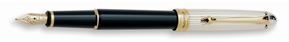 Pluma Aurora 88 Plata/Negra 814