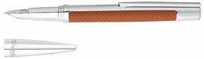Pluma Dupont Defi Cuir Perforé Camel & Palladium