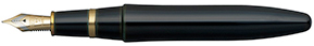 Pluma Platinum Izumo Tamenuri Negro-Verde