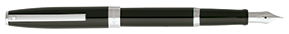 Pluma Sheaffer Sagaris Negro Brillante/Cromo